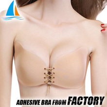 Cloth adhesive backless push up new bra images